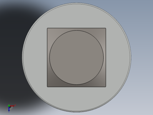 紧固件-0.5000 Square Head Bolt俯视缩略图