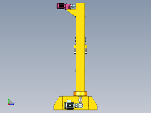 三维模型-平行手臂机械手左视缩略图