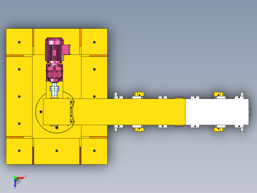 三维模型-平行手臂机械手俯视缩略图