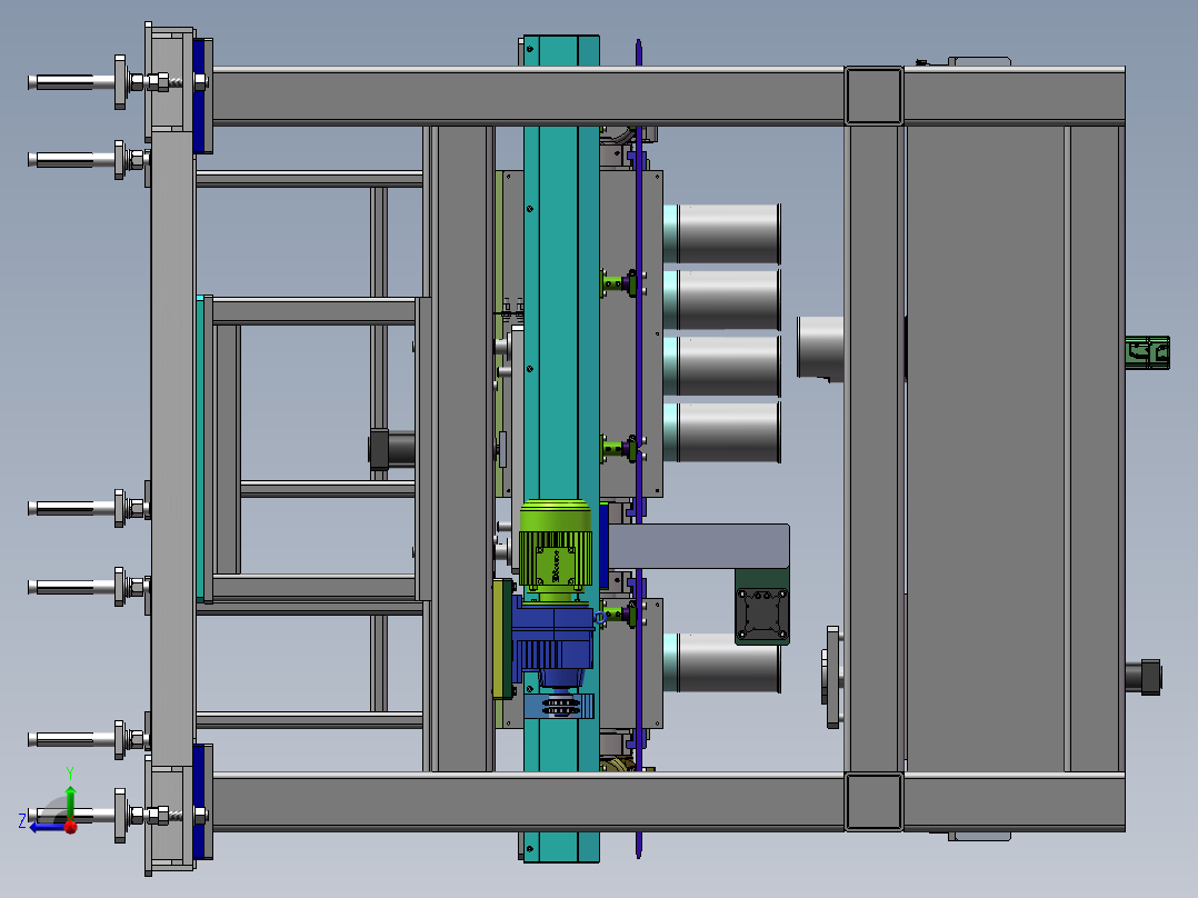 缸套压装机sw20可编辑右视图