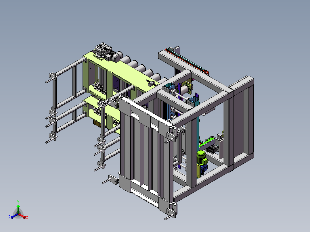 缸套压装机sw20可编辑正等轴测图
