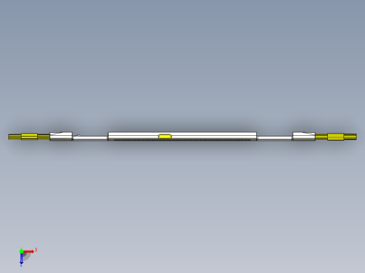 电脑外壳C件侧孔侧孔GONOGO检具模型俯视缩略图