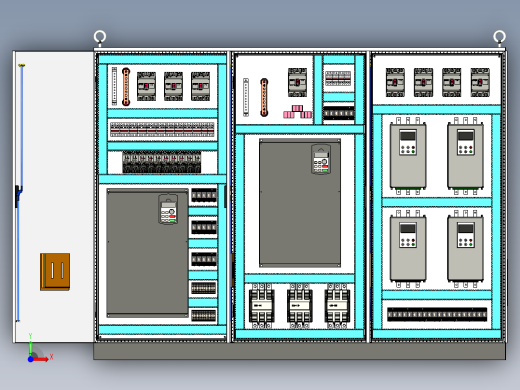 变频器软启动控制柜 63662前视缩略图