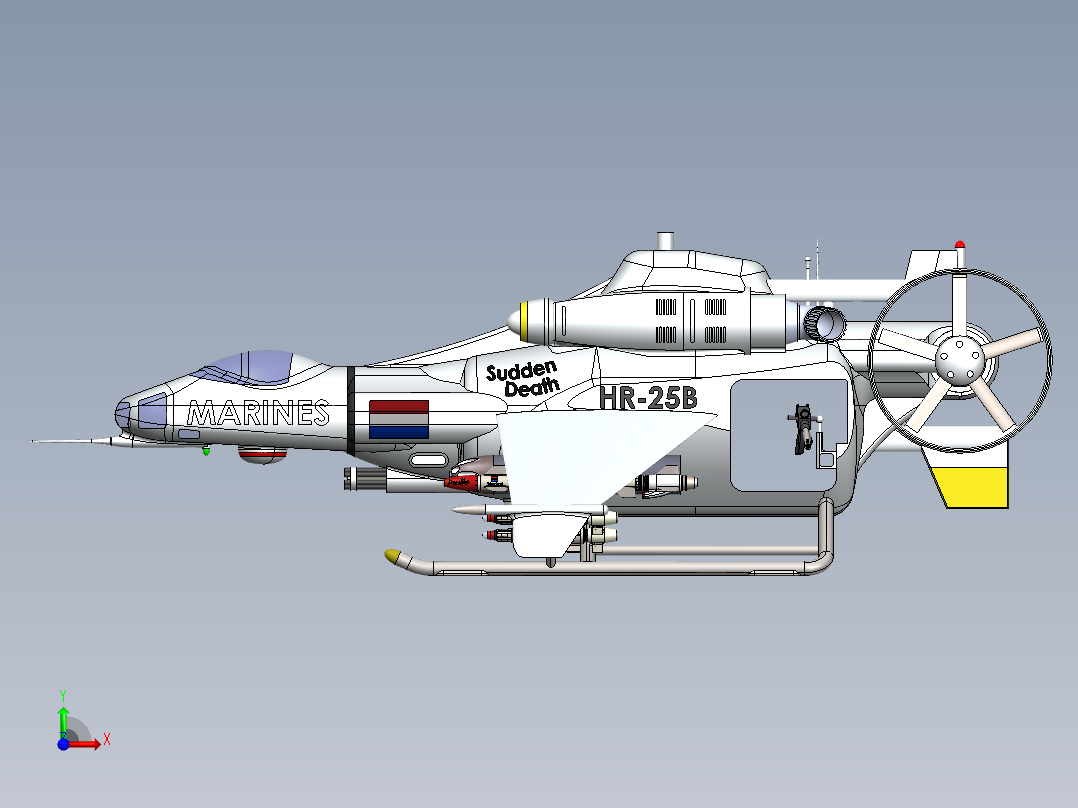 宇宙飞船(79)前视图