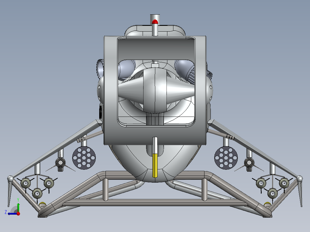 宇宙飞船(79)右视图