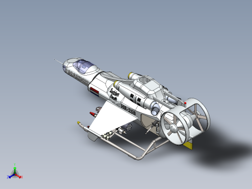 宇宙飞船(79)正等轴测缩略图