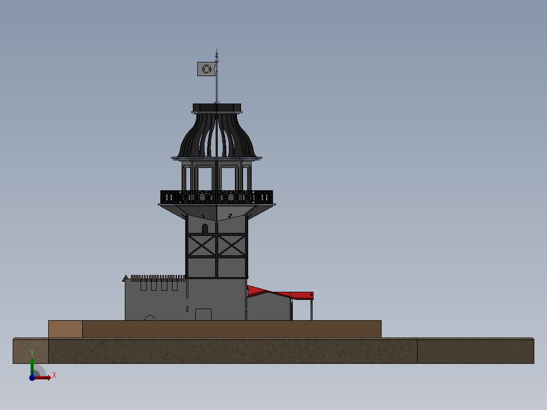 房子、建筑(143)前视图