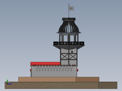 房子、建筑(143)左视缩略图