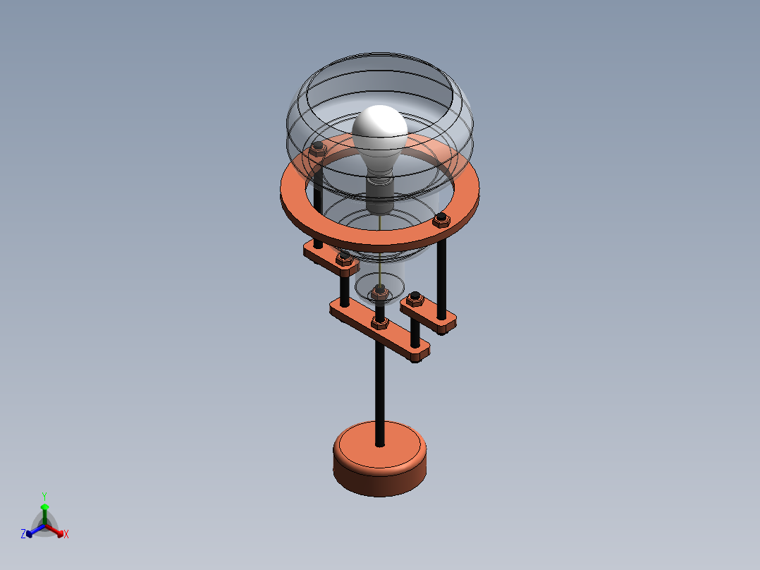 聚光灯正等轴测图