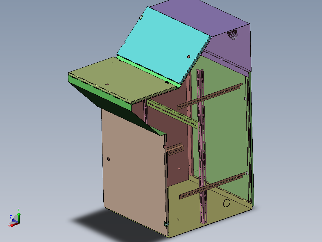 带防护面板琴式控制台  SW16