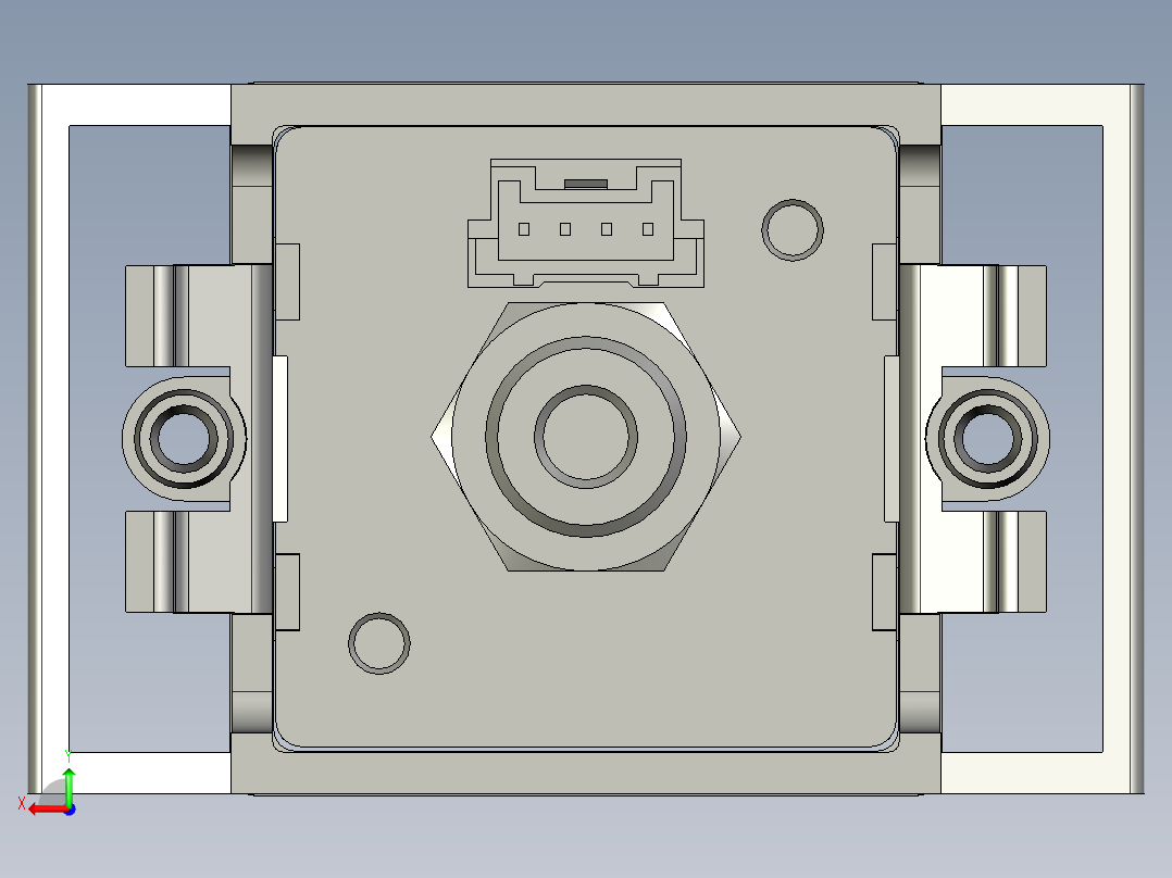 festo真空气压表后视图