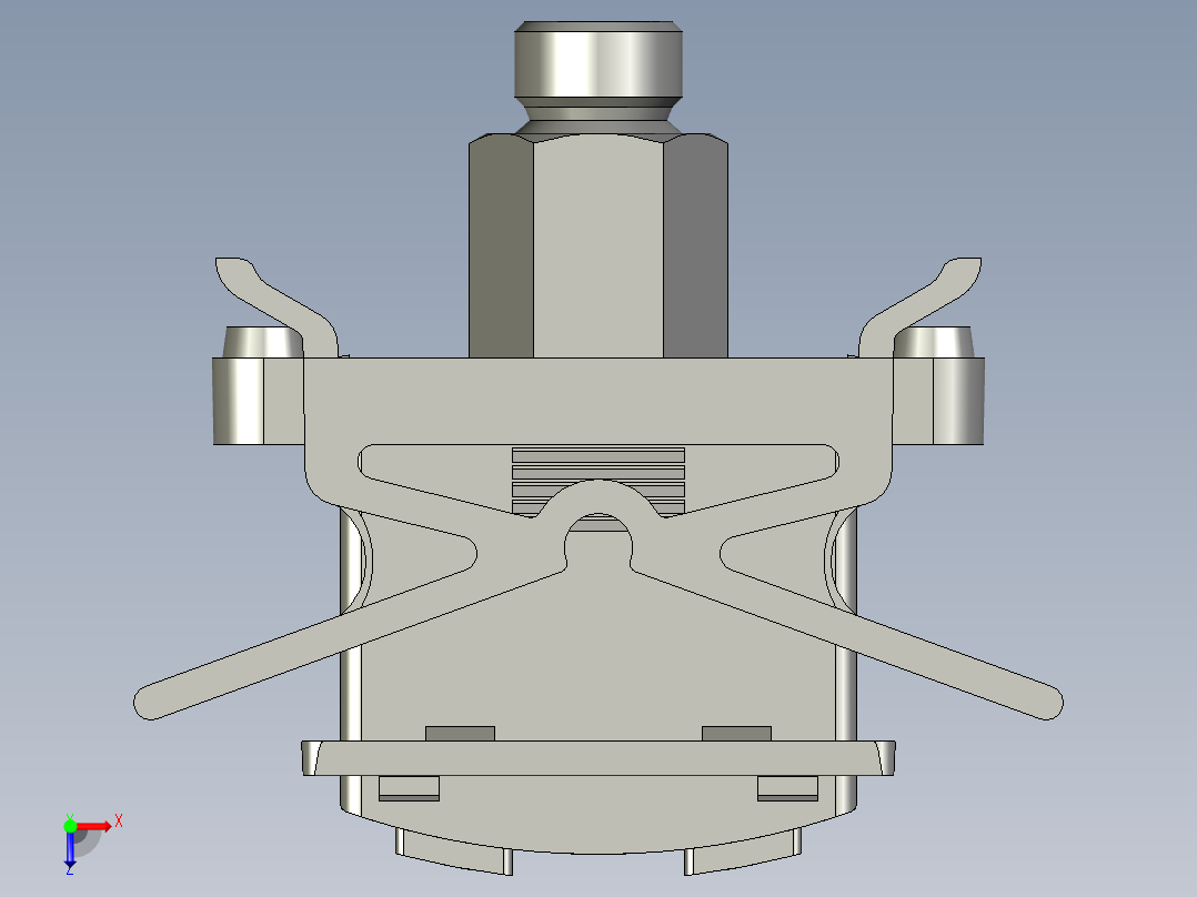 festo真空气压表俯视图