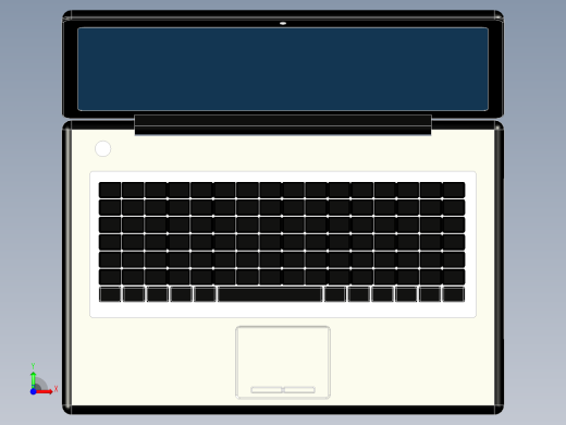 笔记本电脑前视缩略图