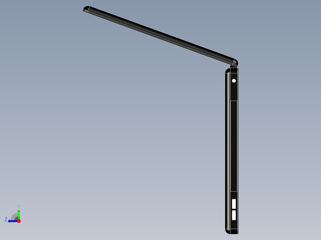 笔记本电脑右视图