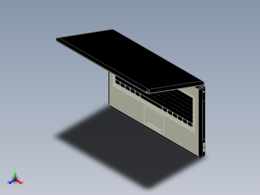 笔记本电脑正等轴测缩略图