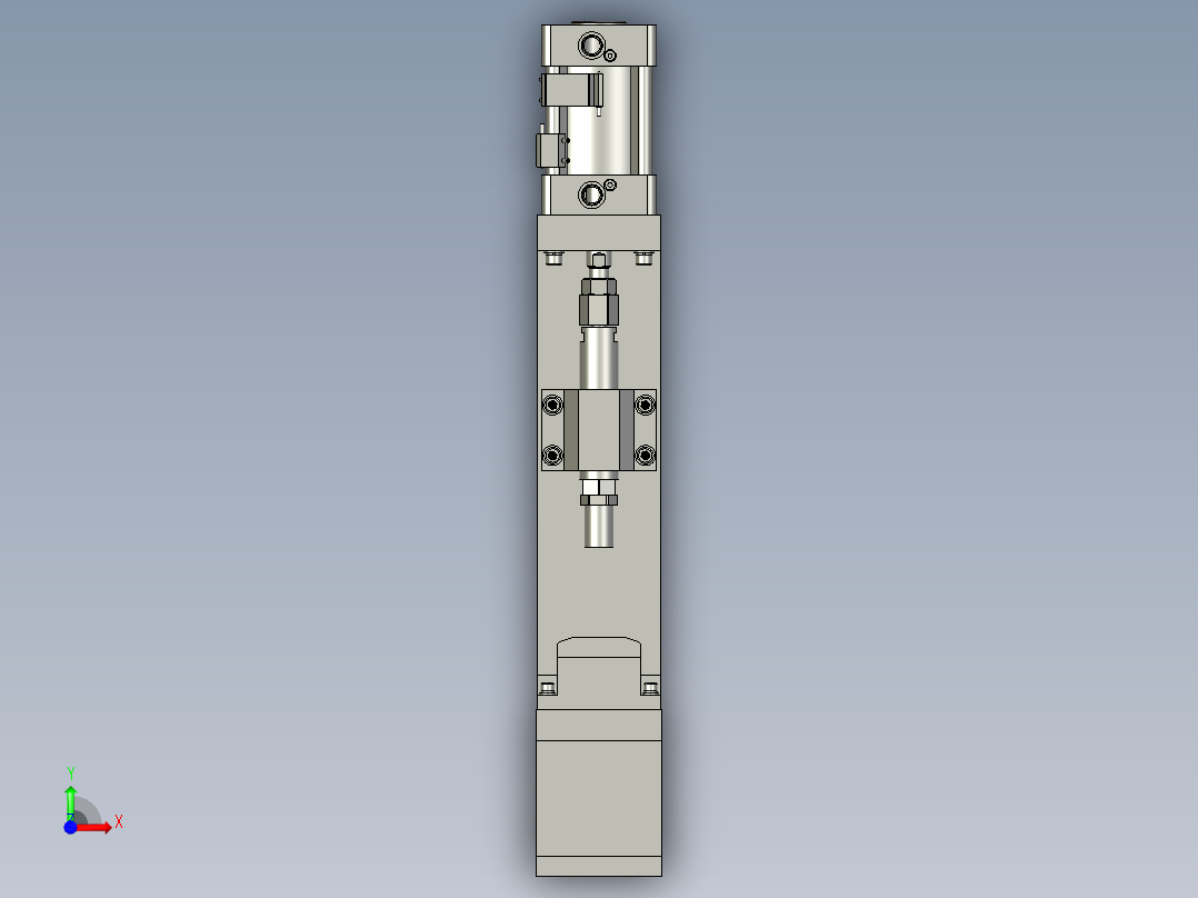 压垫圈工位总装前视图