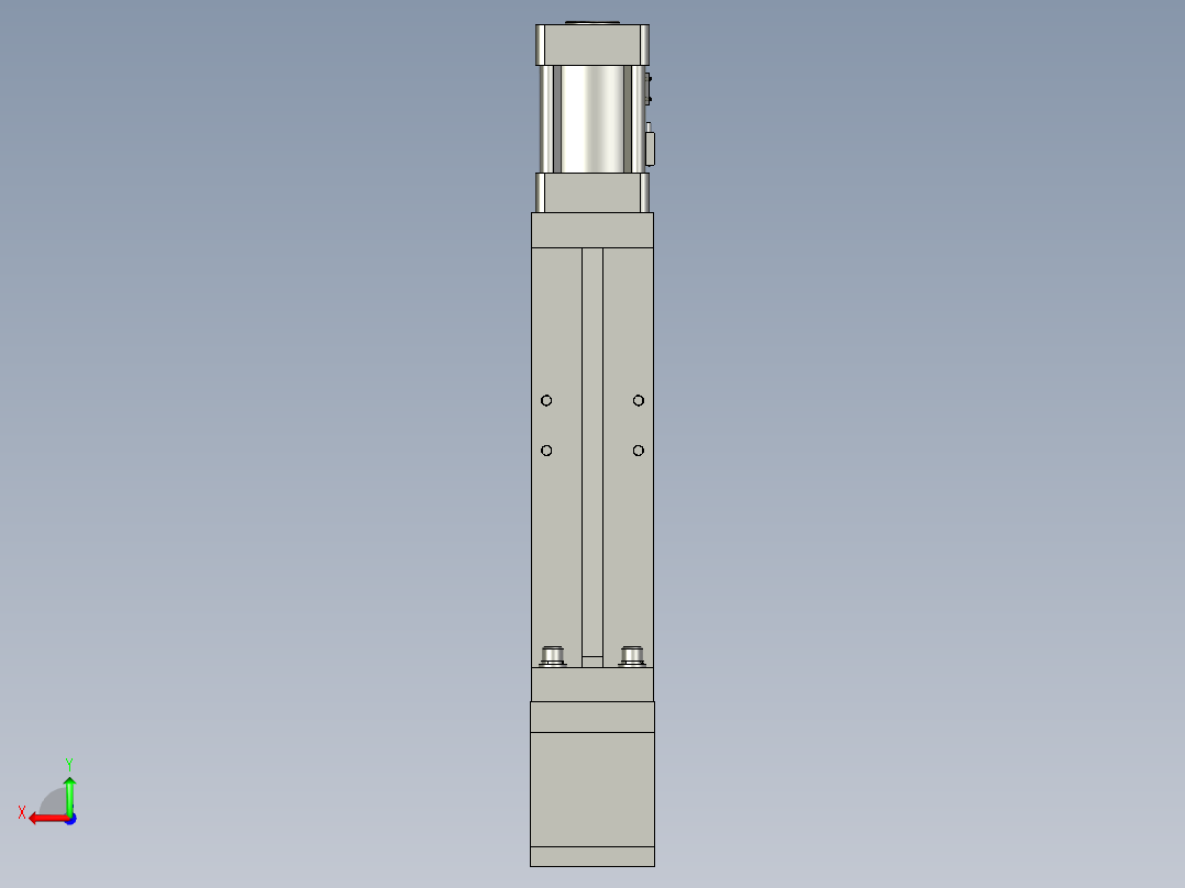 压垫圈工位总装后视图