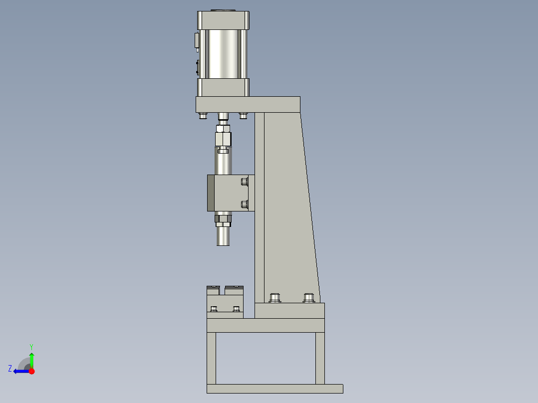 压垫圈工位总装右视图