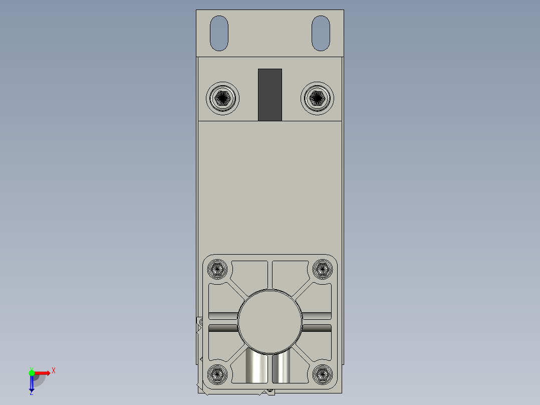 压垫圈工位总装俯视图