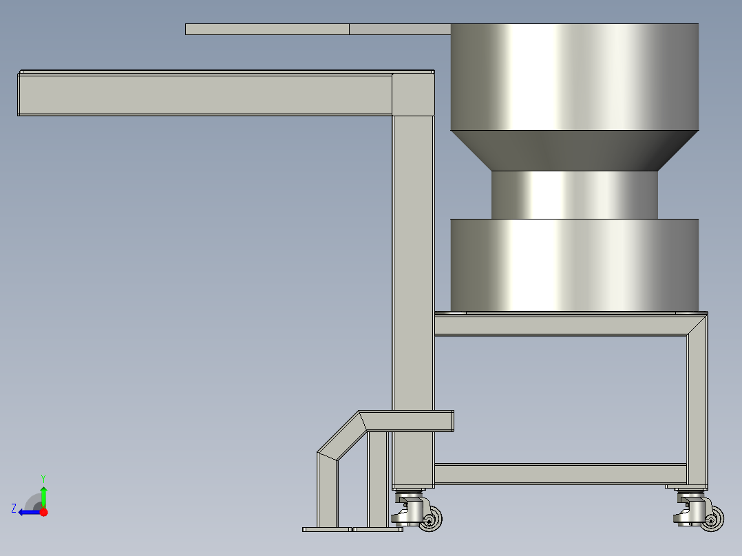 KG2023005-01-01-00振动盘及小车装配体右视图
