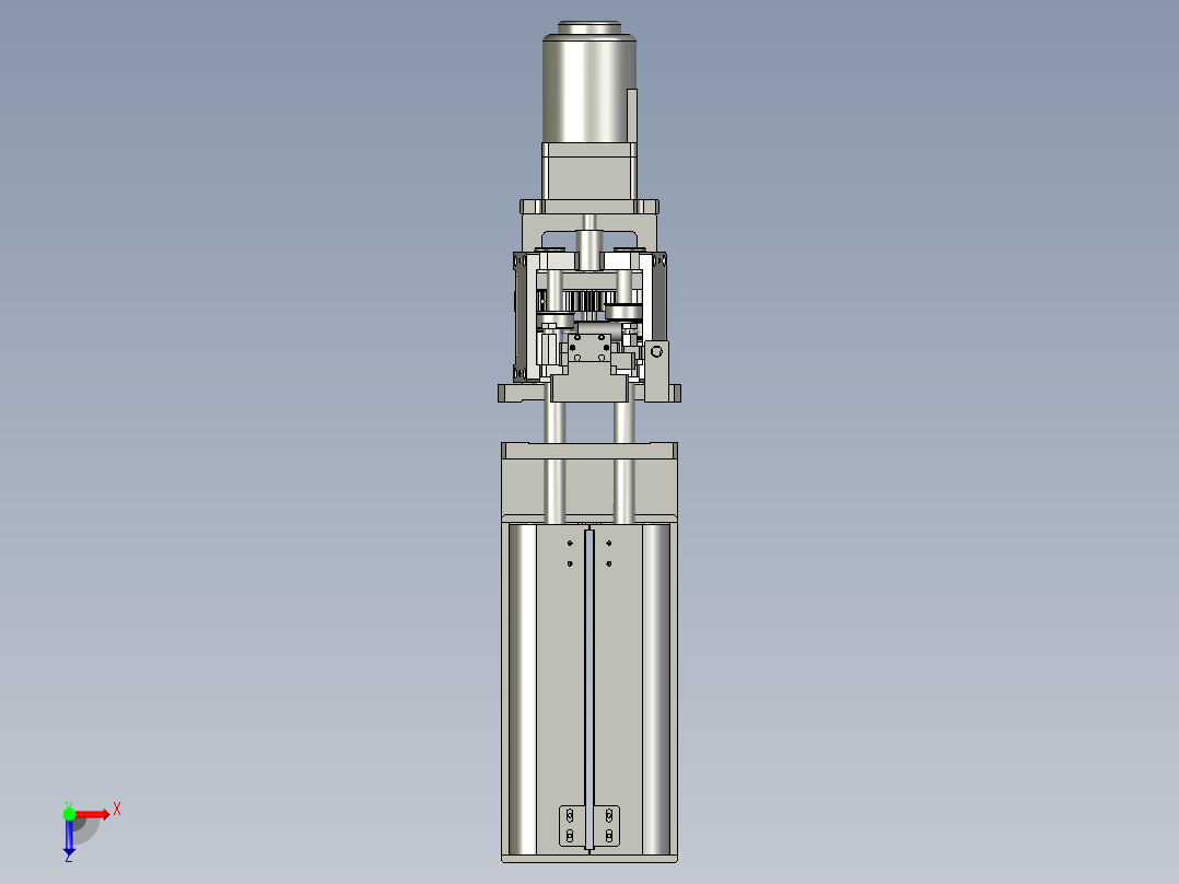 YWP200K4-03-00刷粉组件俯视图