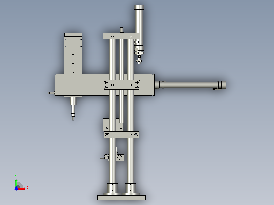 CCDJS弹簧缓冲上料前视图