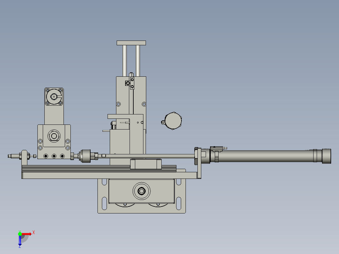 CCDJS弹簧缓冲上料俯视图