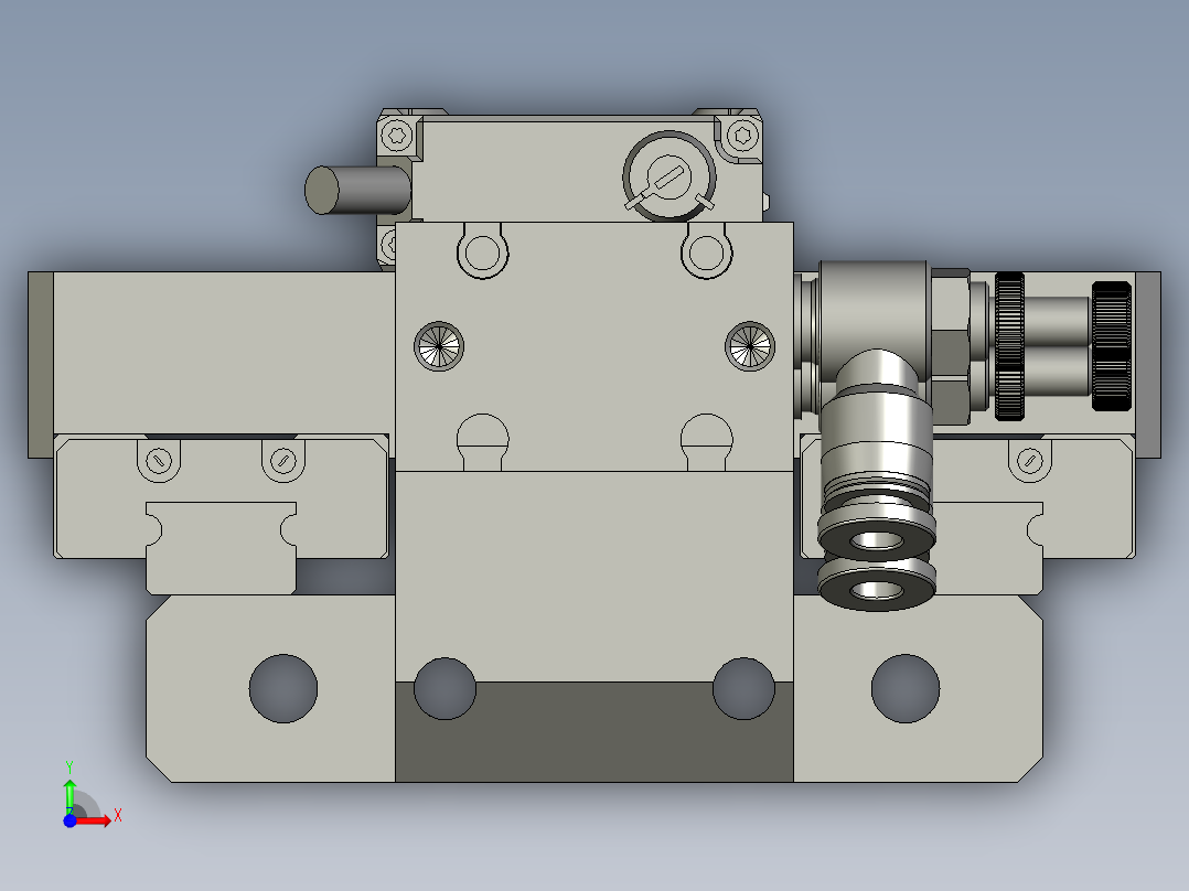 顶升模组前视图