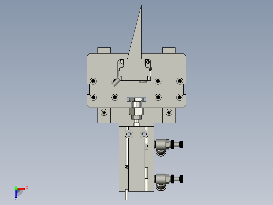 顶升模组俯视图