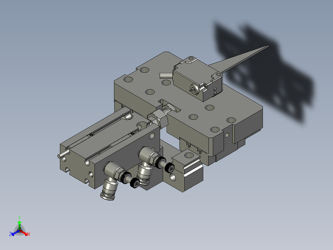 顶升模组正等轴测图