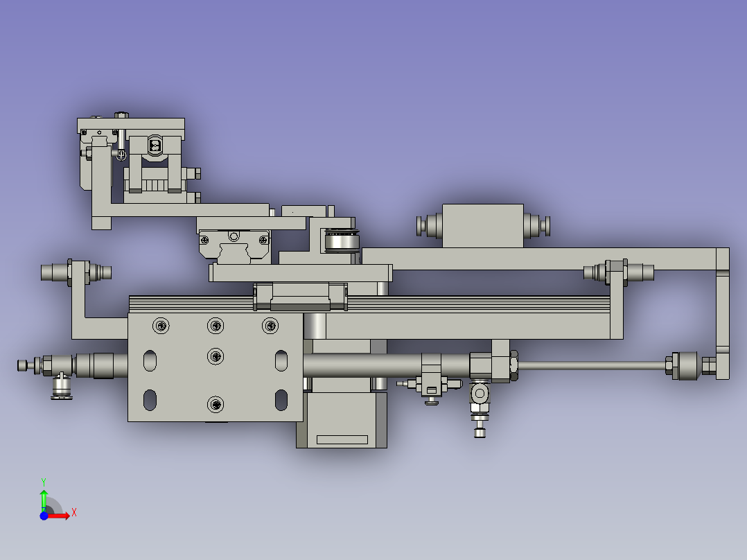 基础检测装置总成前视图
