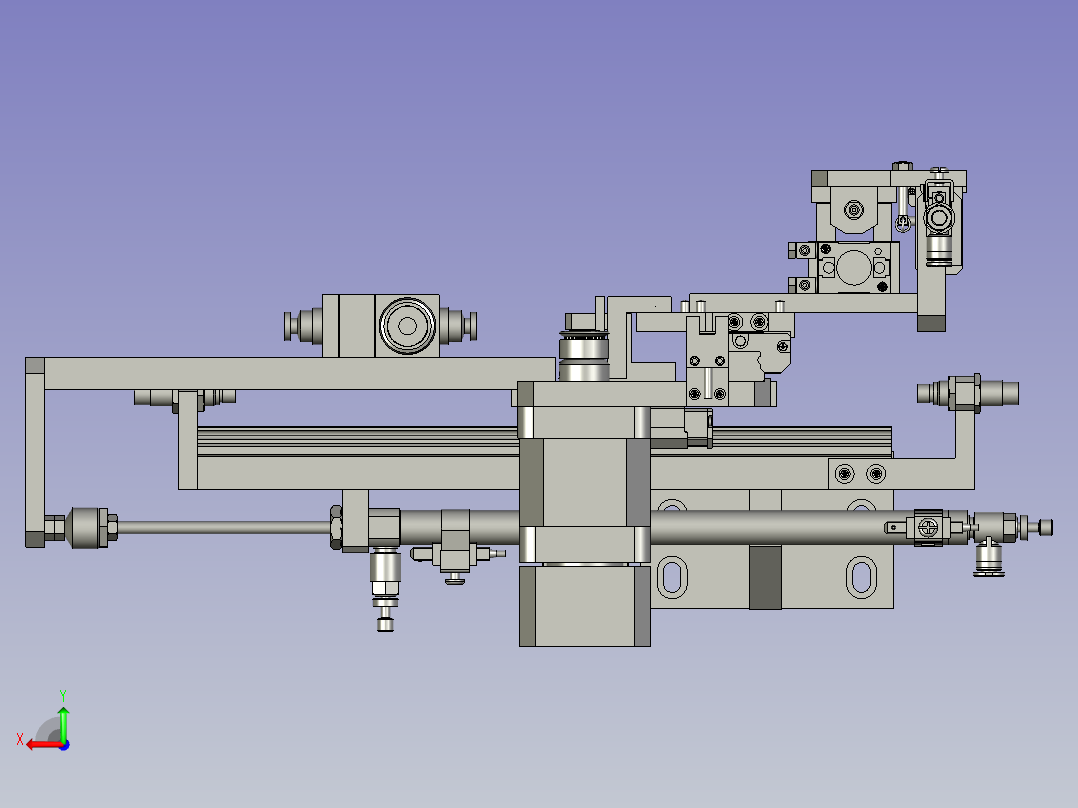基础检测装置总成后视图