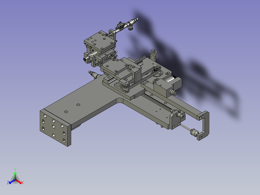 基础检测装置总成正等轴测图