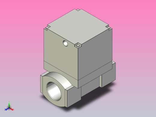 QJQL系列二位二通气控流体控制阀[Q22JQL(G)-L32]正等轴测缩略图
