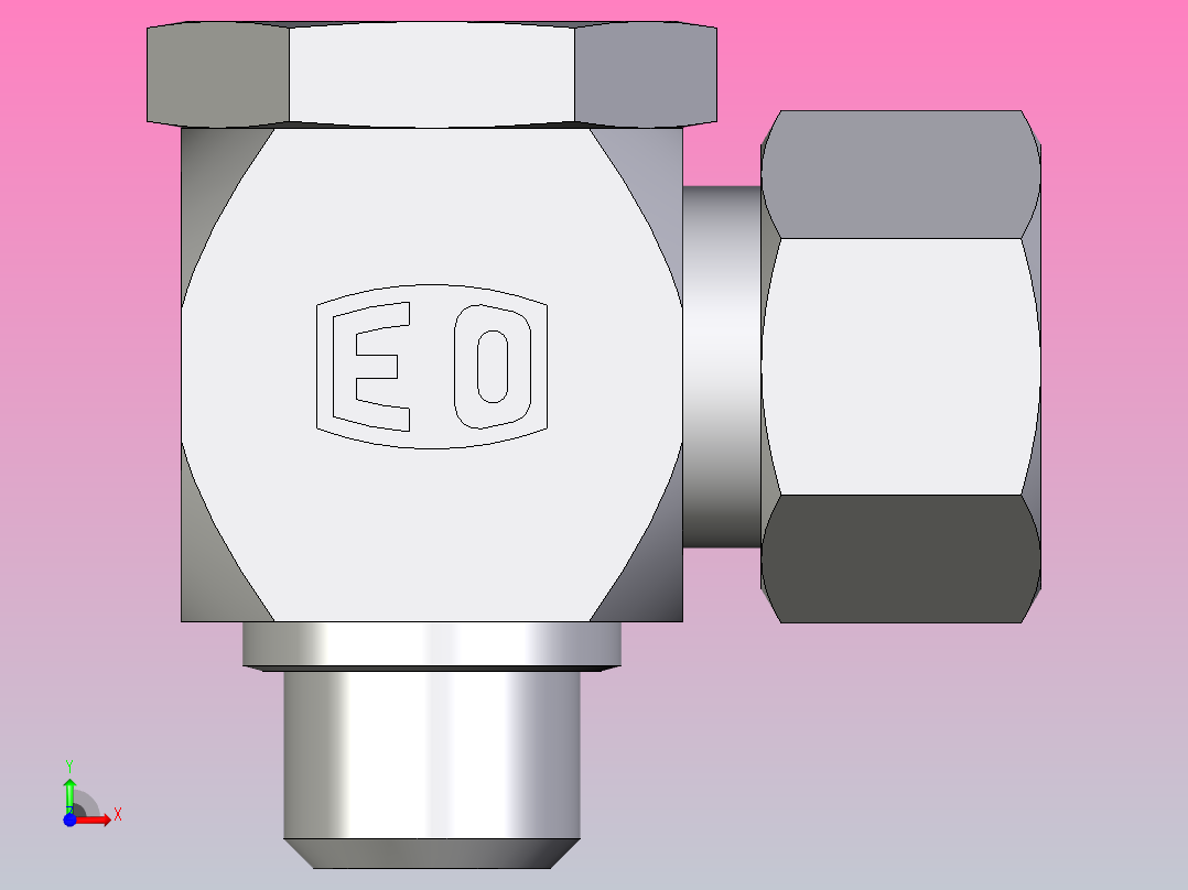 高压班卓琴弯头WH15ZLM71前视图