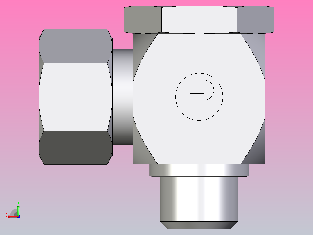 高压班卓琴弯头WH15ZLM71后视图