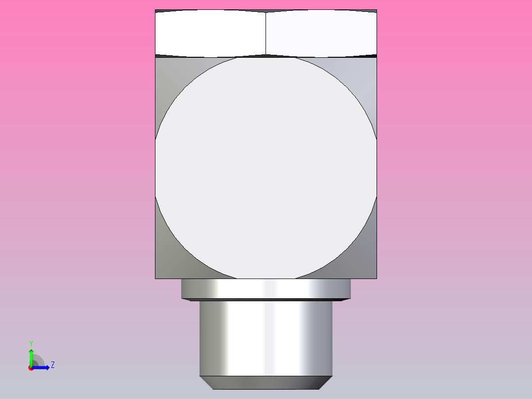 高压班卓琴弯头WH15ZLM71左视图