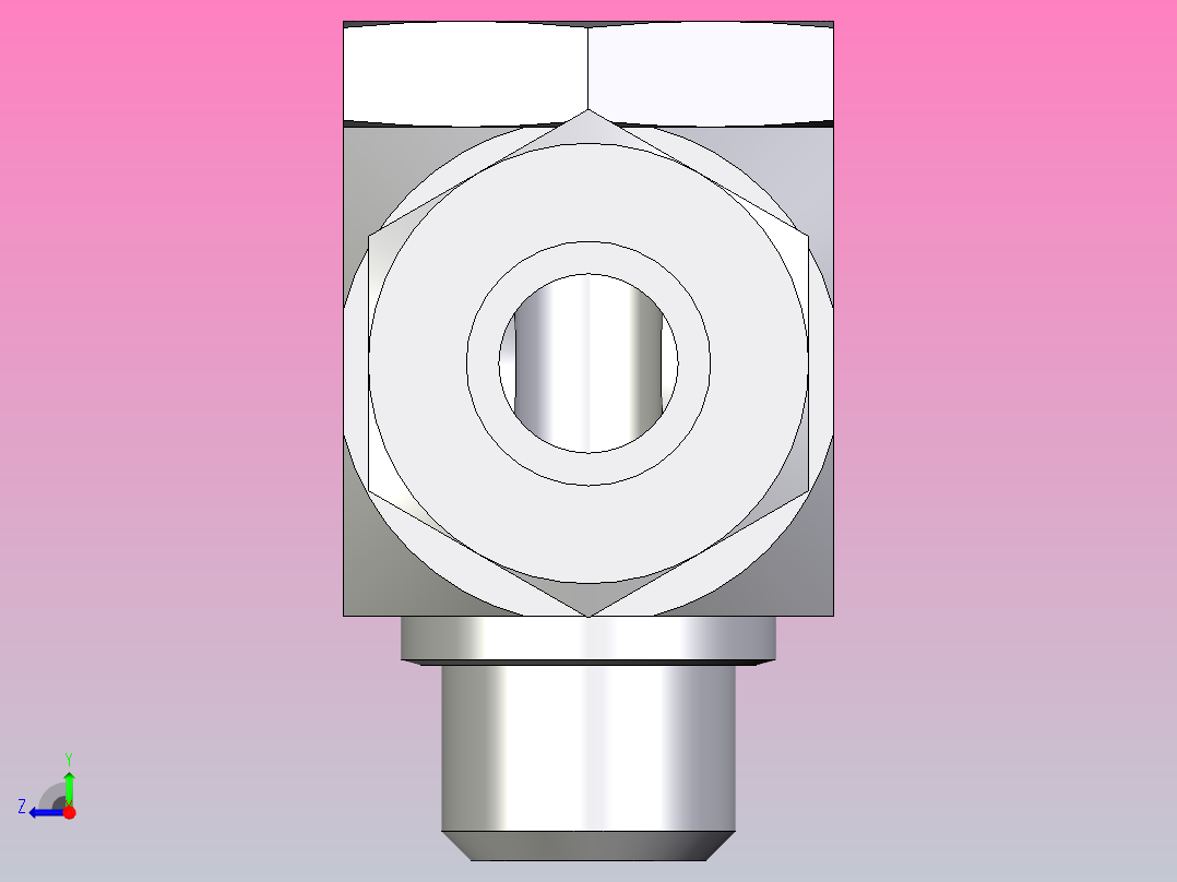 高压班卓琴弯头WH15ZLM71右视图