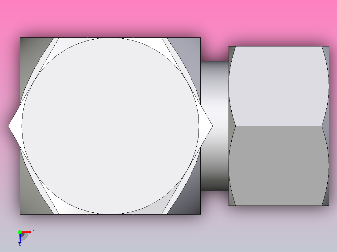 高压班卓琴弯头WH15ZLM71俯视图