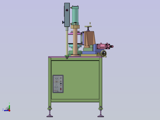 立式自动旋压机右视缩略图