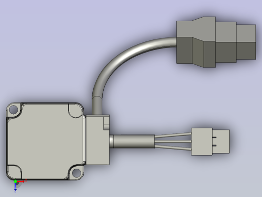 ECMA-CX0401HS-40框號系列機種-100W低慣量系列俯视缩略图