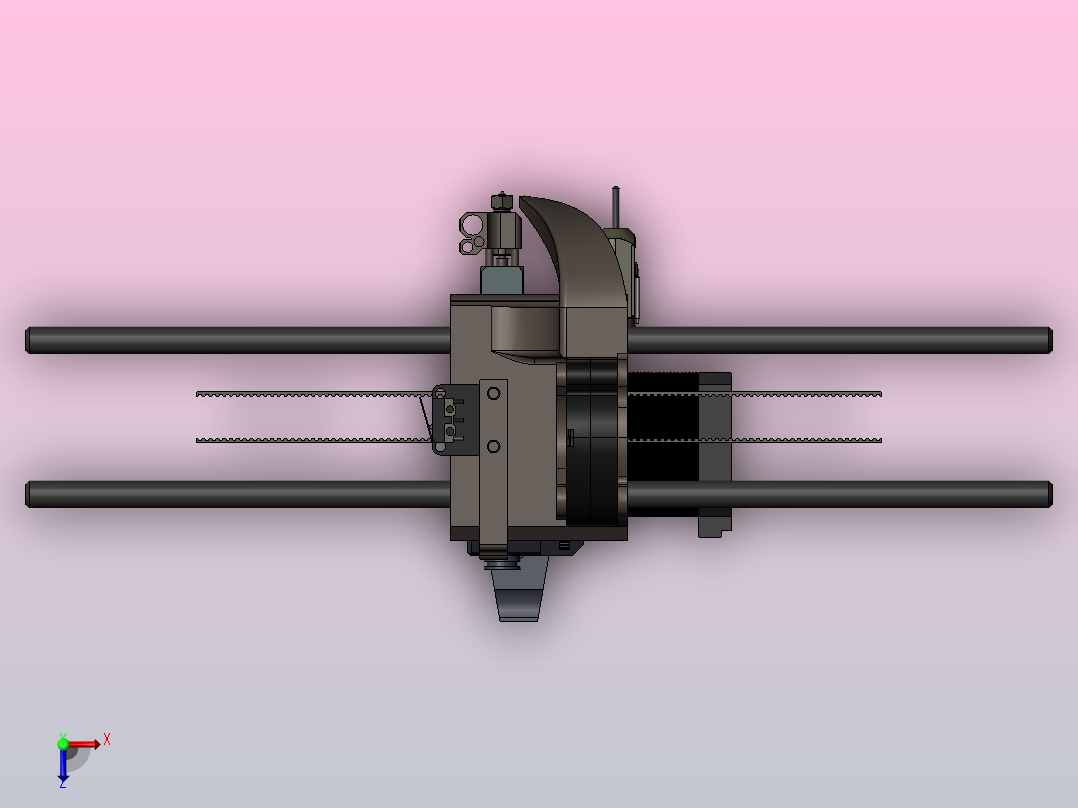 热端运输器俯视图