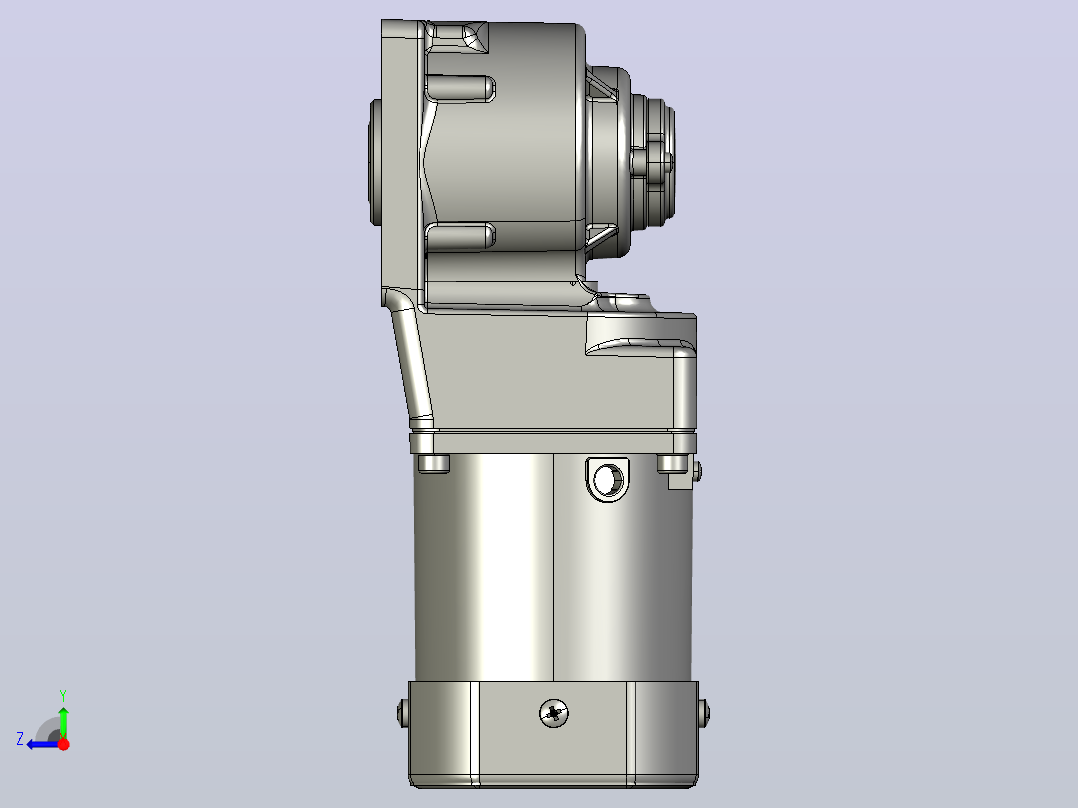 交流减速机4IK40GN-CF(4GN3RC-180RC)新右视图