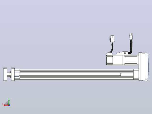 轻载电动缸TPA-ESR25-1002C-L350-MR-QDX-W-P10-C3后视缩略图