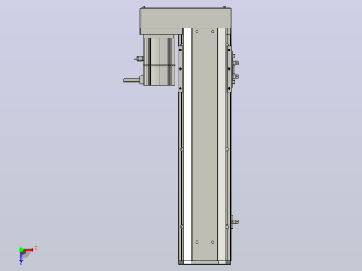 SYS12-BL-250-200W滚珠花健、支撑座、滚珠丝杠、交叉导轨、直线模组.STEP俯视缩略图