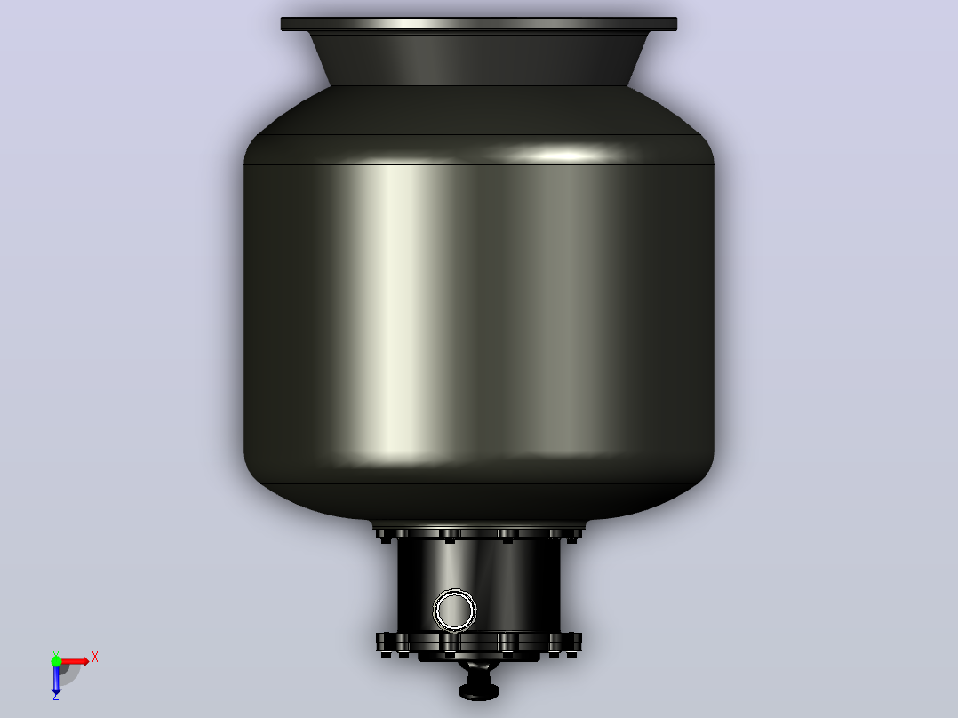 砂滤器KF-208俯视图