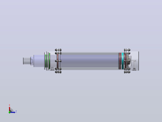 专用卧式铣床液压系统（SW+CAD+说明书）