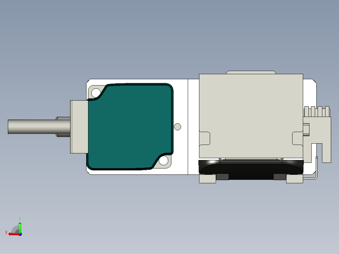 伺服线性致动器XNTD5S BR-50.a3d后视图