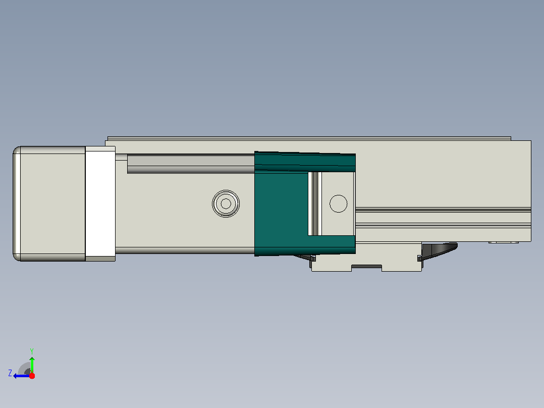 伺服线性致动器XNTD5S BR-50.a3d右视图
