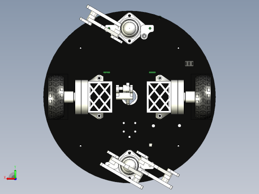 绘制预先编程线条的编程小车3D图纸 f3d STEP格式后视缩略图